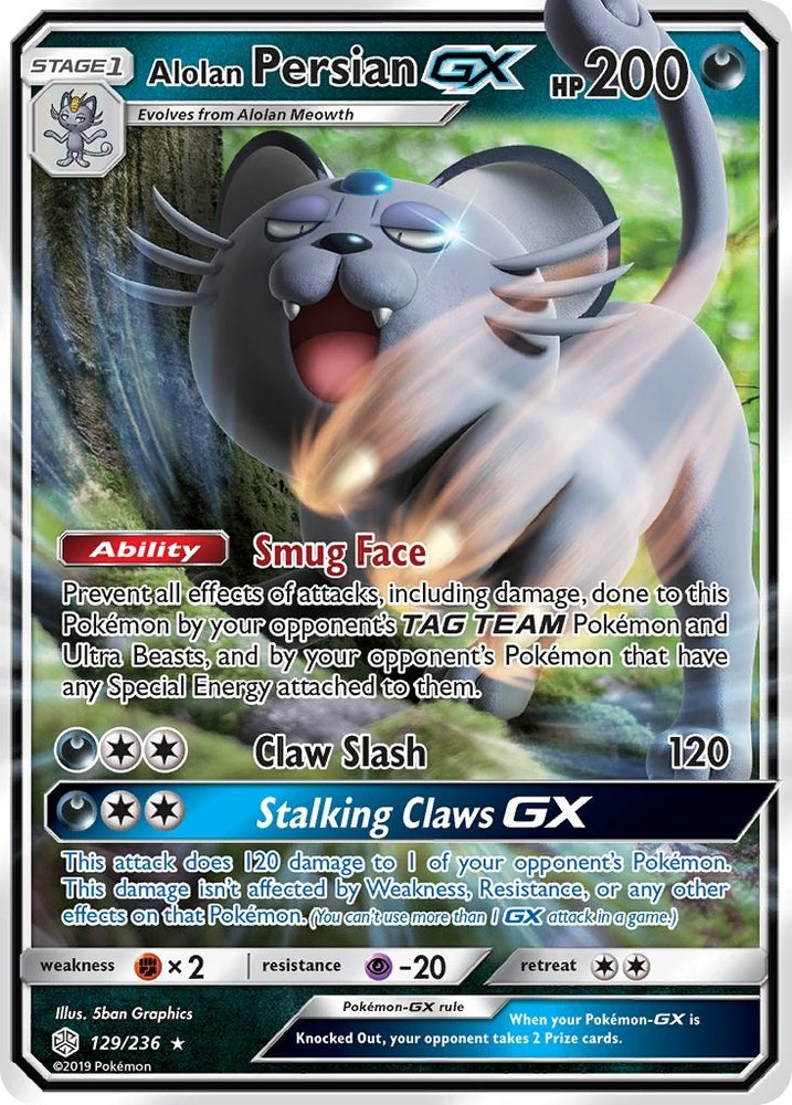Image for Alolan Persian GX (129/236) [SM - Cosmic Eclipse]