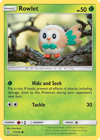Image for Rowlet - 17/236 (17/236) [SM - Cosmic Eclipse]