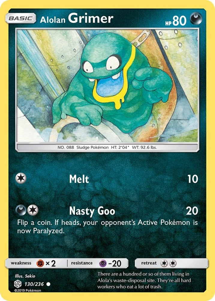 Image for Alolan Grimer (130/236) [SM - Cosmic Eclipse]