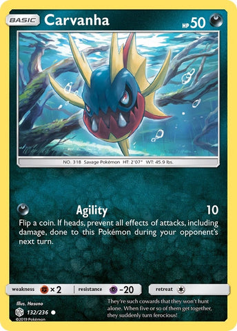 Image for Carvanha (132/236) [SM - Cosmic Eclipse]
