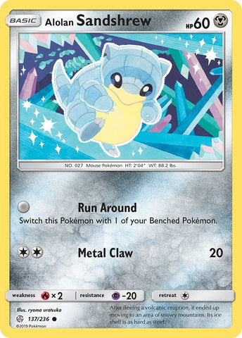 Image for Alolan Sandshrew (137/236) [SM - Cosmic Eclipse]