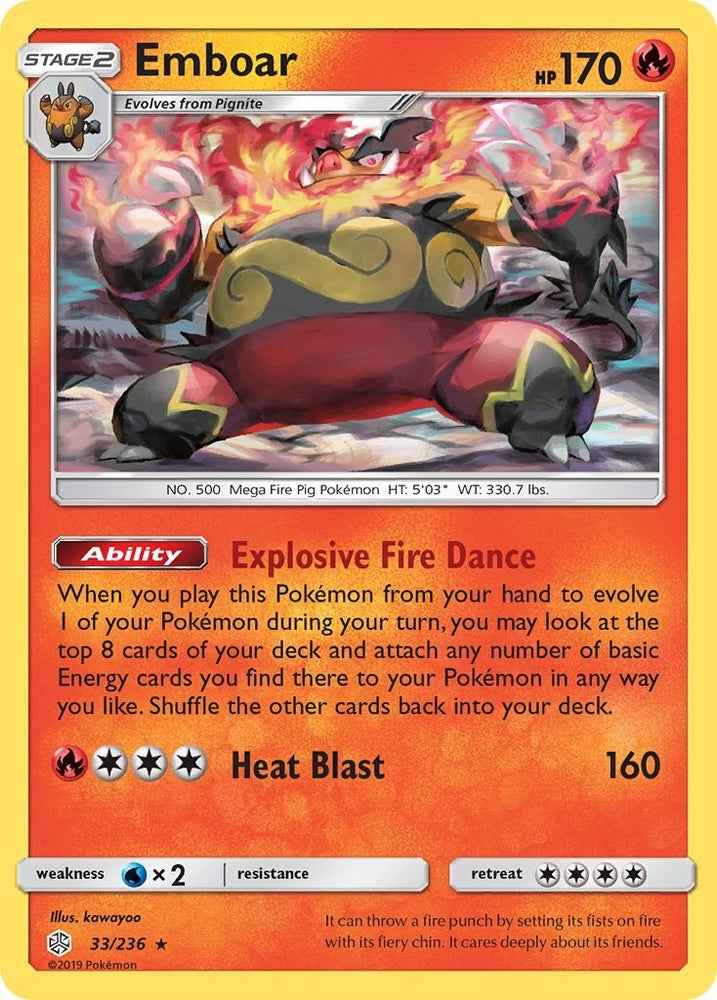 Image for Emboar (33/236) [SM - Cosmic Eclipse]
