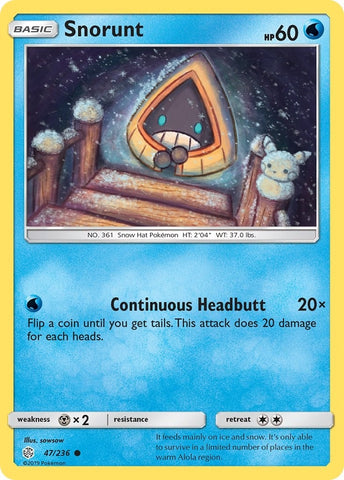 Image for Snorunt (47/236) [SM - Cosmic Eclipse]
