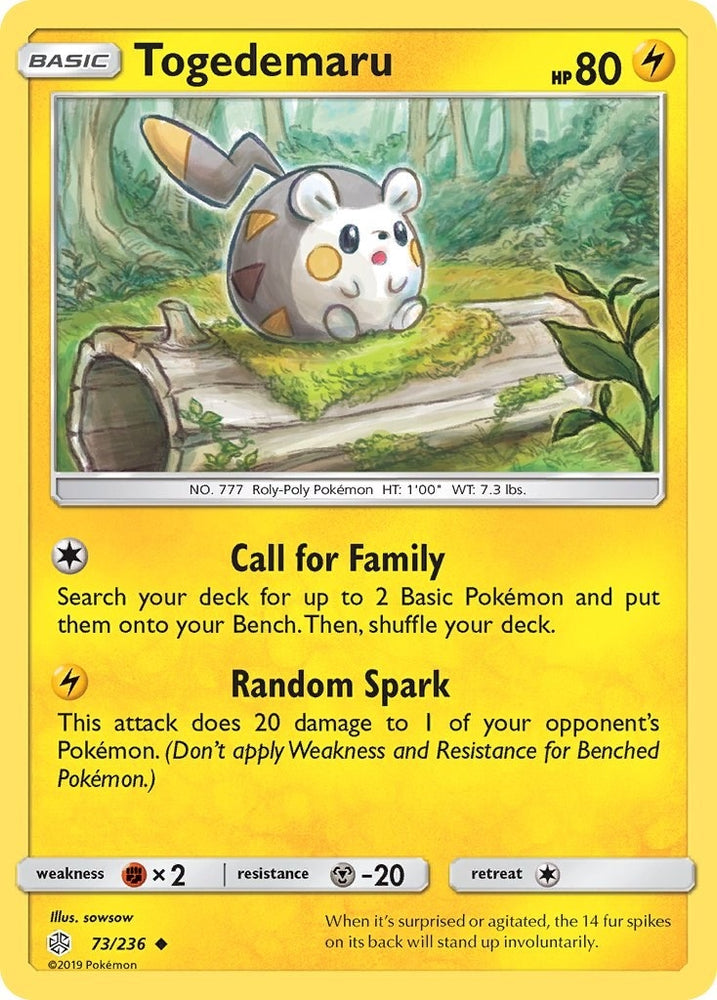 Image for Togedemaru - 73/236 (73/236) [SM - Cosmic Eclipse]