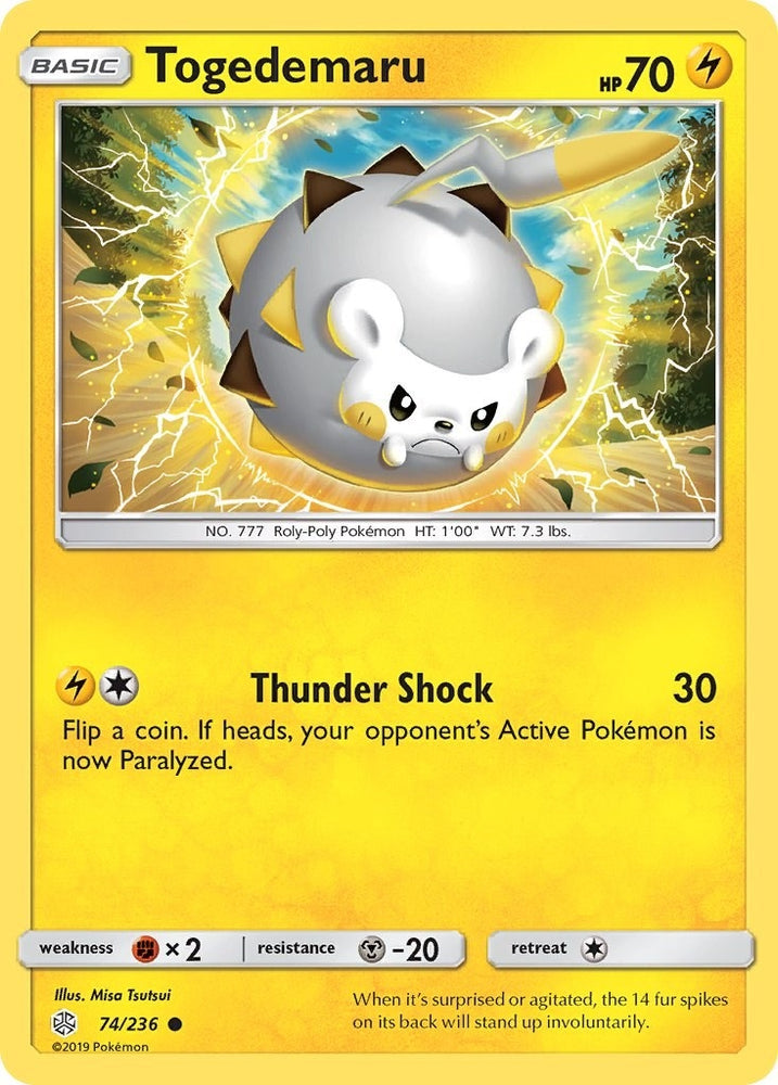 Image for Togedemaru - 74/236 (74/236) [SM - Cosmic Eclipse]