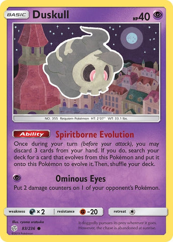 Image for Duskull (83/236) [SM - Cosmic Eclipse]