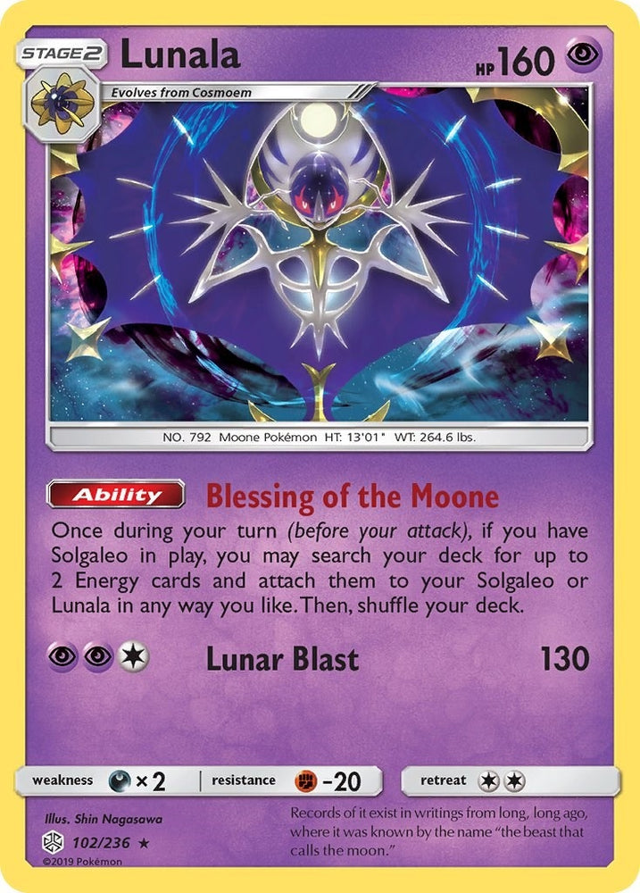 Image for Lunala (102/236) [SM - Cosmic Eclipse]