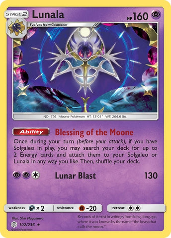 Image for Lunala (102/236) [SM - Cosmic Eclipse]