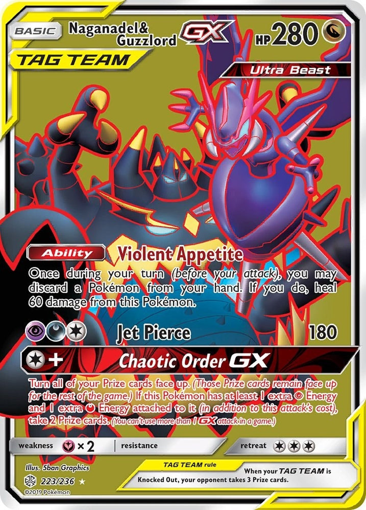 Image for Naganadel & Guzzlord GX (Full Art) (223/236) [SM - Cosmic Eclipse]