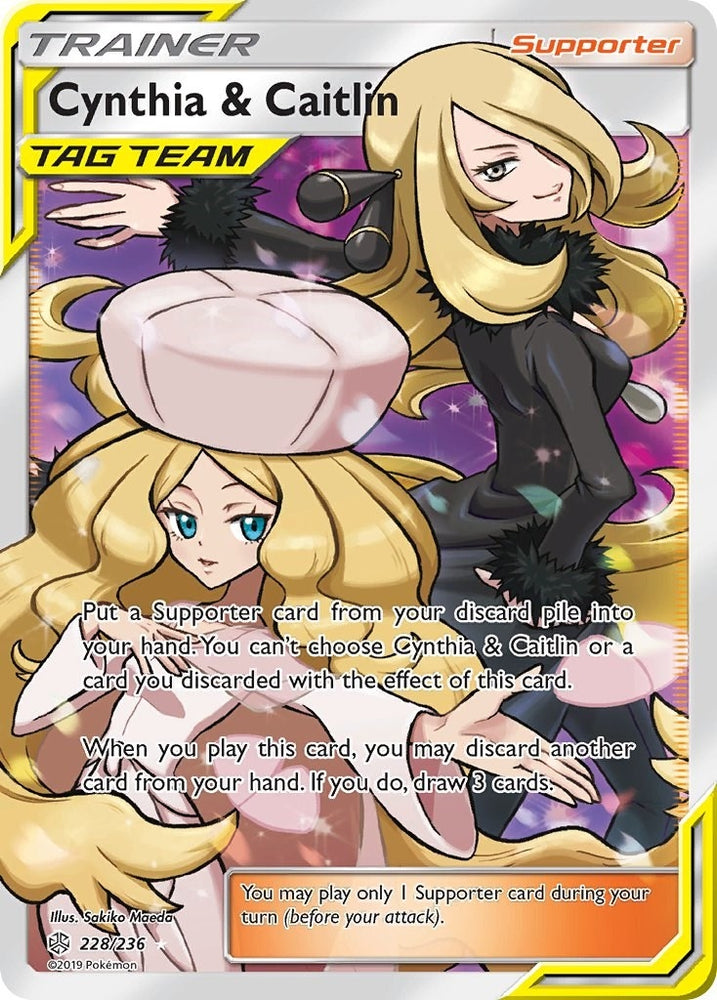 Image for Cynthia & Caitlin (Full Art) (228/236) [SM - Cosmic Eclipse]