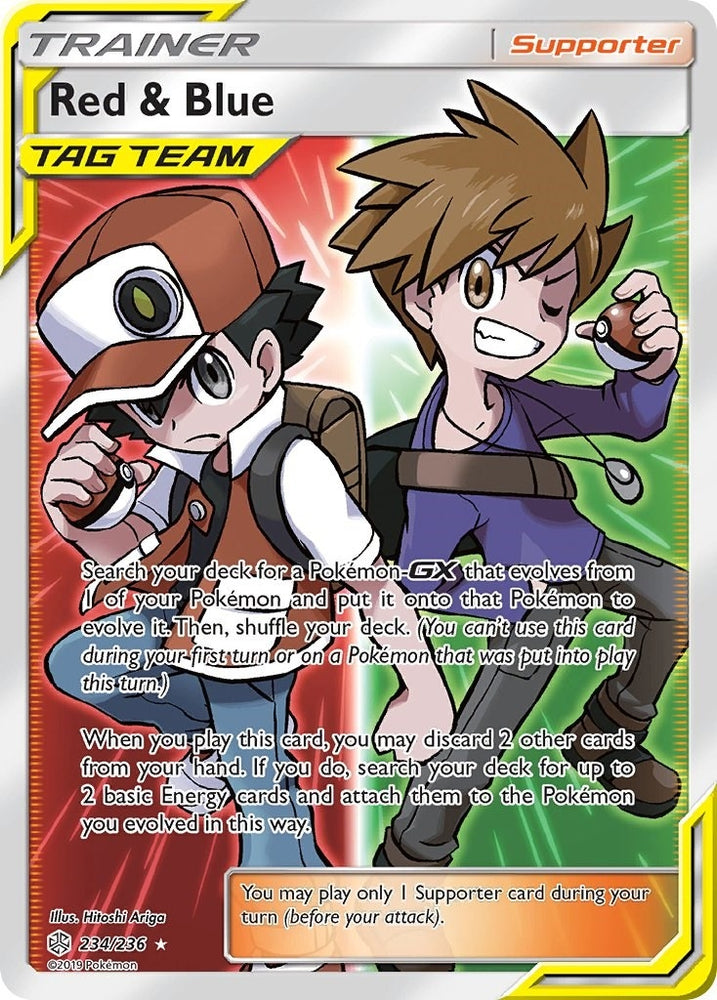 Image for Red & Blue (Full Art) (234/236) [SM - Cosmic Eclipse]