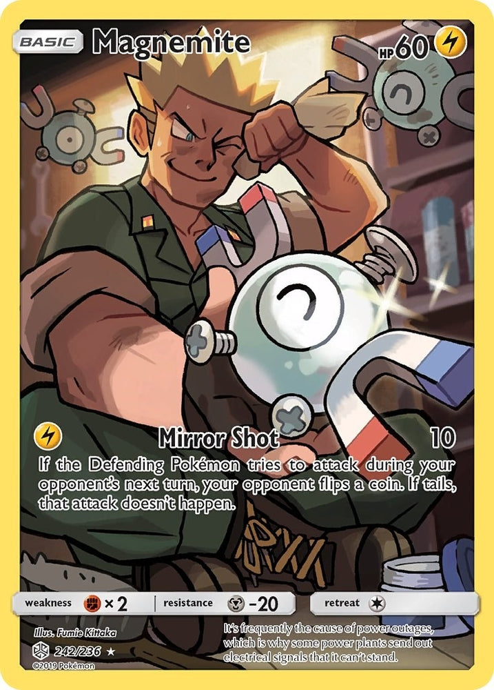 Image for Magnemite (Secret) (242/236) [SM - Cosmic Eclipse]