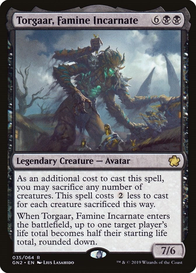 Image for Torgaar, Famine Incarnate (35) [Magic Game Night 2019]