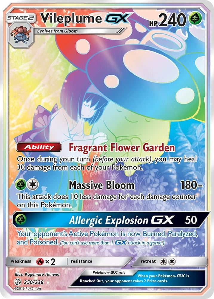 Image for Vileplume GX (Secret) (250/236) [SM - Cosmic Eclipse]