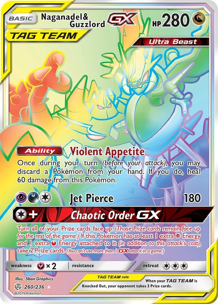 Image for Naganadel & Guzzlord GX (Secret) (260/236) [SM - Cosmic Eclipse]
