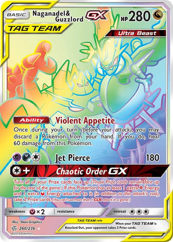 Image for Naganadel & Guzzlord GX (Secret) (260/236) [SM - Cosmic Eclipse]