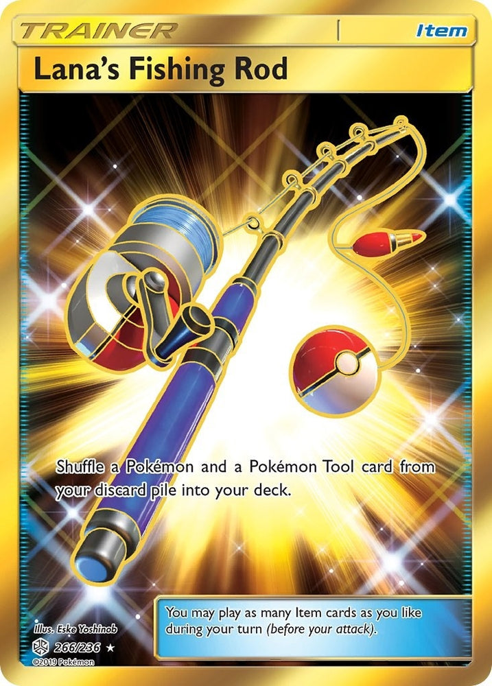Image for Lana's Fishing Rod (Secret) (266/236) [SM - Cosmic Eclipse]