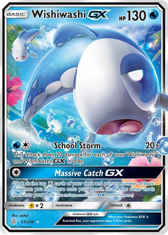 Image for Wishiwashi GX (63/236) - Pokemon