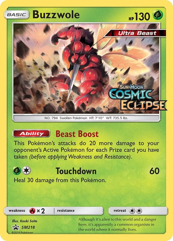 Image for Buzzwole - SM218 (Prerelease) (SM218) [SM Promos]