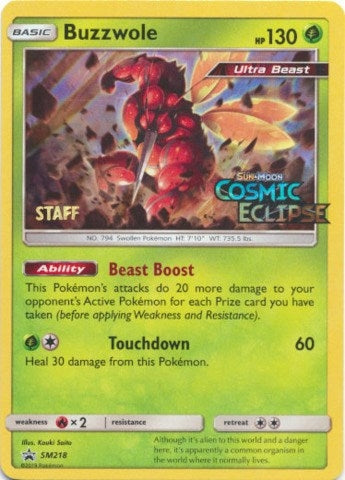 Image for Buzzwole - SM218 (Prerelease) [Staff] (SM218) [SM Promos]