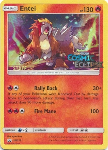 Image for Entei - SM219 (Prerelease) [Staff] (SM219) [SM Promos]