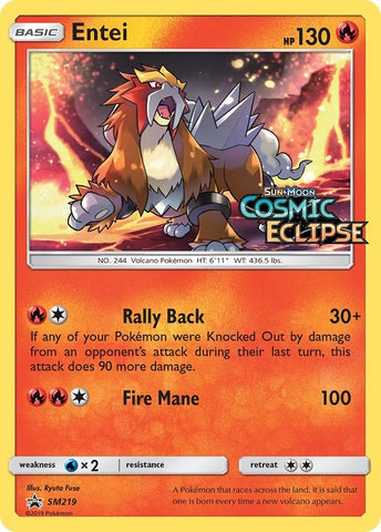 Image for Entei - SM219 (Prerelease) (SM219) [SM Promos]