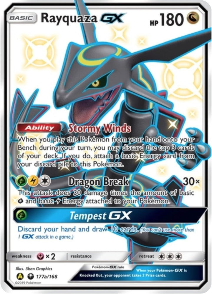 Image for Rayquaza GX - 177a/168 (177a/168) - Pokemon