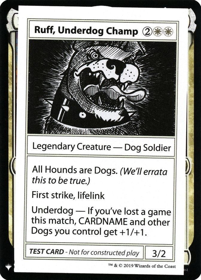 Image for Ruff, Underdog Champ [Mystery Booster: Convention Edition Exclusives]