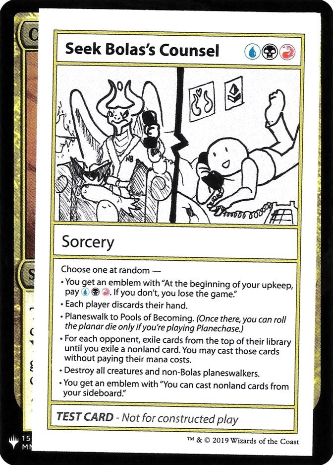Image for Seek Bolas's Counsel [Mystery Booster: Convention Edition Exclusives]
