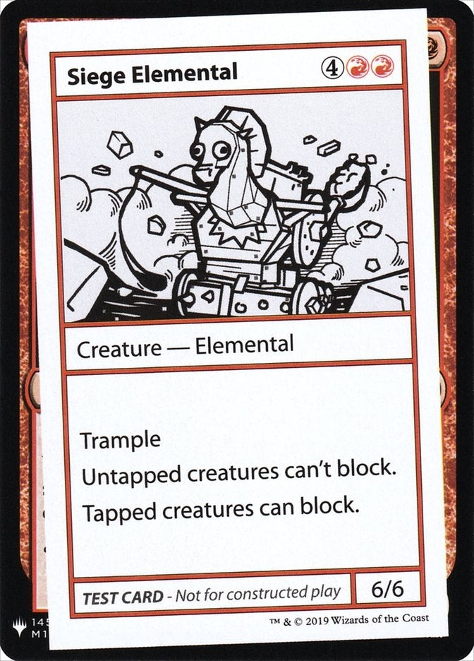 Image for Siege Elemental [Mystery Booster: Convention Edition Exclusives]