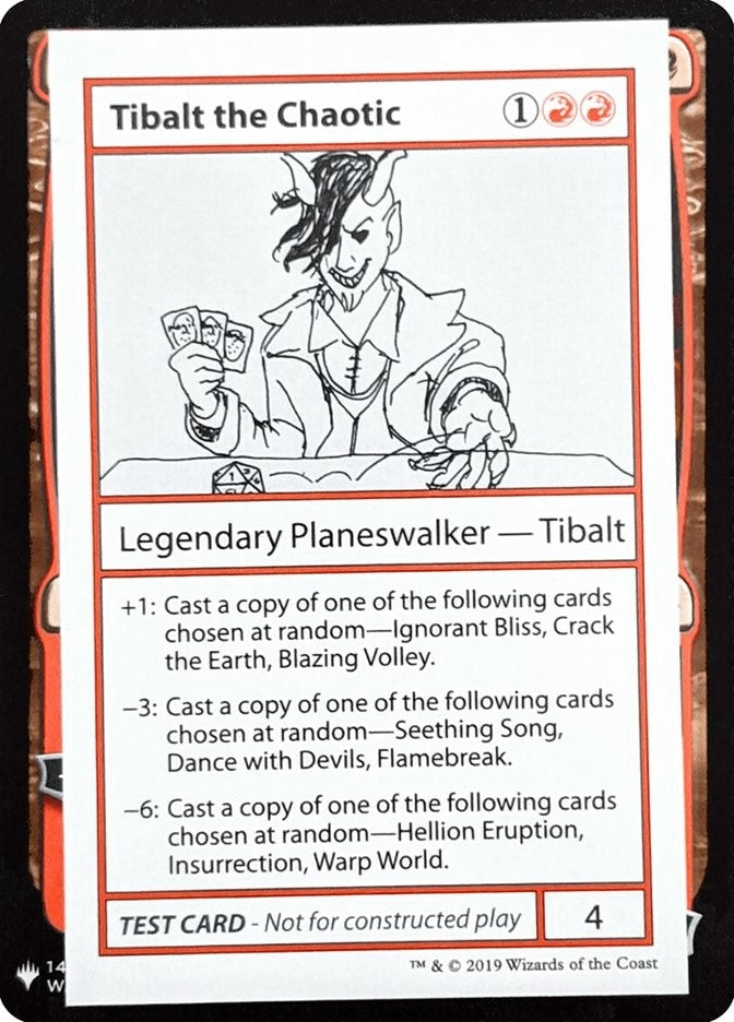 Image for Tibalt the Chaotic [Mystery Booster: Convention Edition Exclusives]