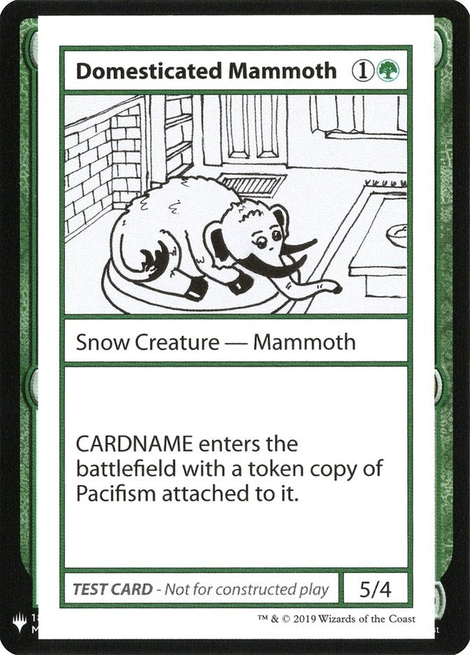 Image for Domesticated Mammoth [Mystery Booster: Convention Edition Exclusives]