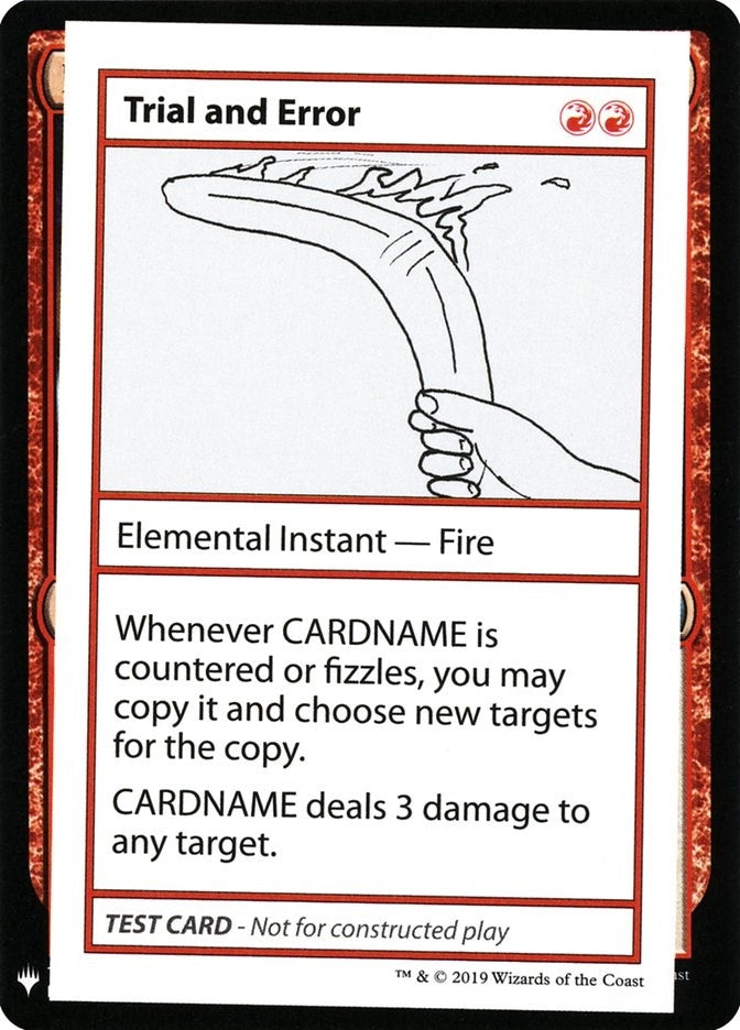Image for Trial and Error [Mystery Booster: Convention Edition Exclusives]
