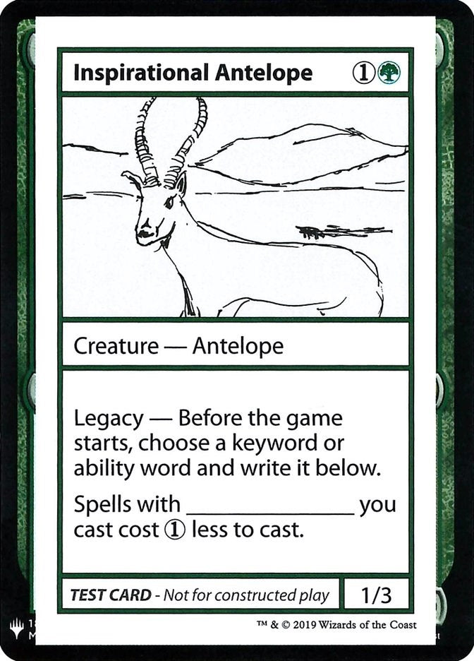 Image for Inspirational Antelope [Mystery Booster: Convention Edition Exclusives]