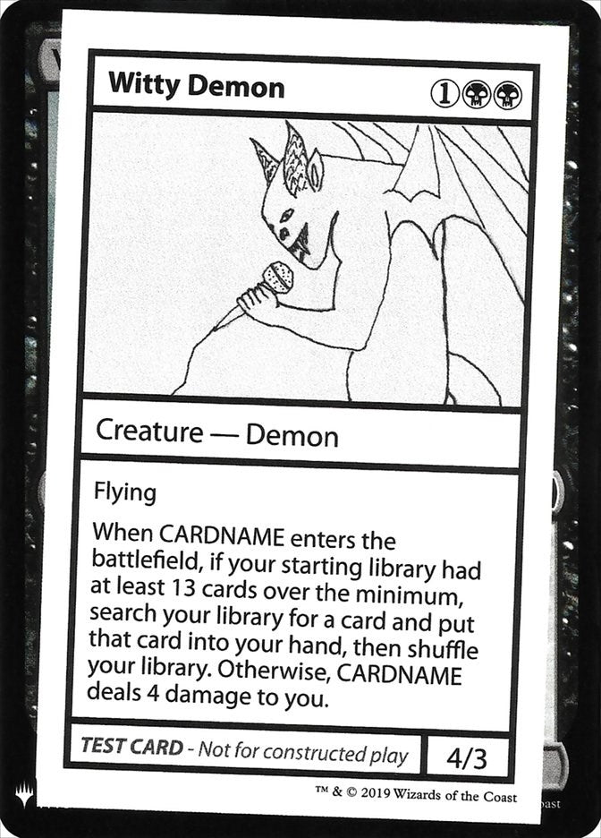 Image for Witty Demon [Mystery Booster: Convention Edition Exclusives]