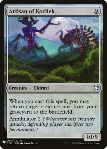 Image for Artisan of Kozilek (14) [The List Reprints]
