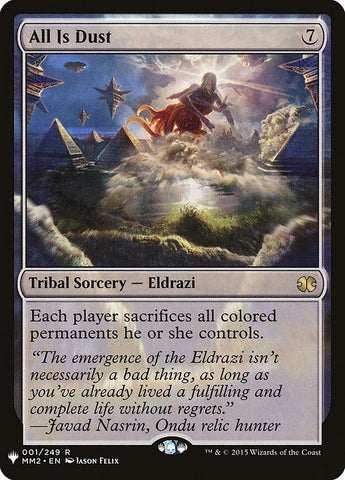 Image for All Is Dust (1) [The List Reprints]