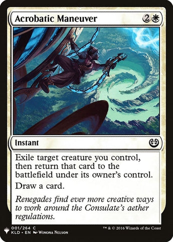 Image for Acrobatic Maneuver (1) [The List Reprints]