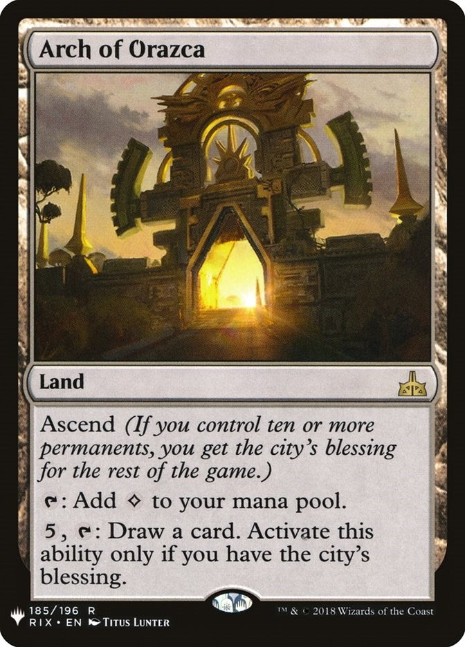 Image for Arch of Orazca (185) [The List Reprints]