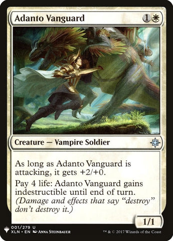 Image for Adanto Vanguard (1) [The List Reprints]