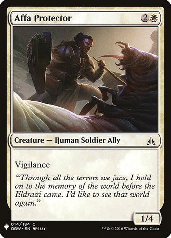 Image for Affa Protector (14) [The List Reprints]