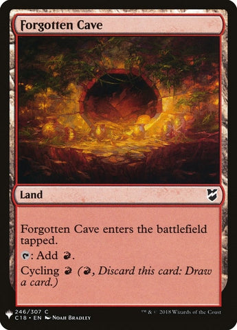 Image for Forgotten Cave (246) [The List Reprints]