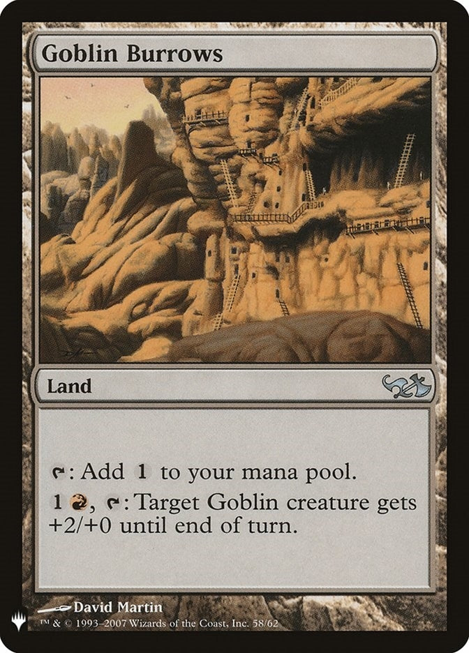 Image for Goblin Burrows (58) [The List Reprints]