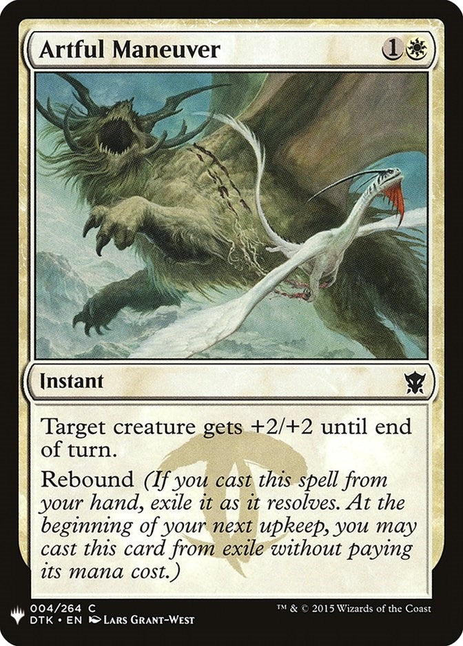 Image for Artful Maneuver (4) [The List Reprints]