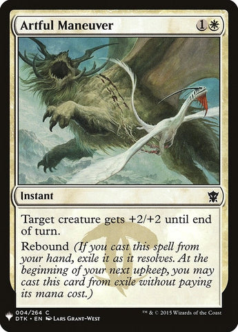 Image for Artful Maneuver (4) [The List Reprints]