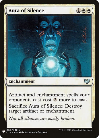 Image for Aura of Silence (60) [The List Reprints]