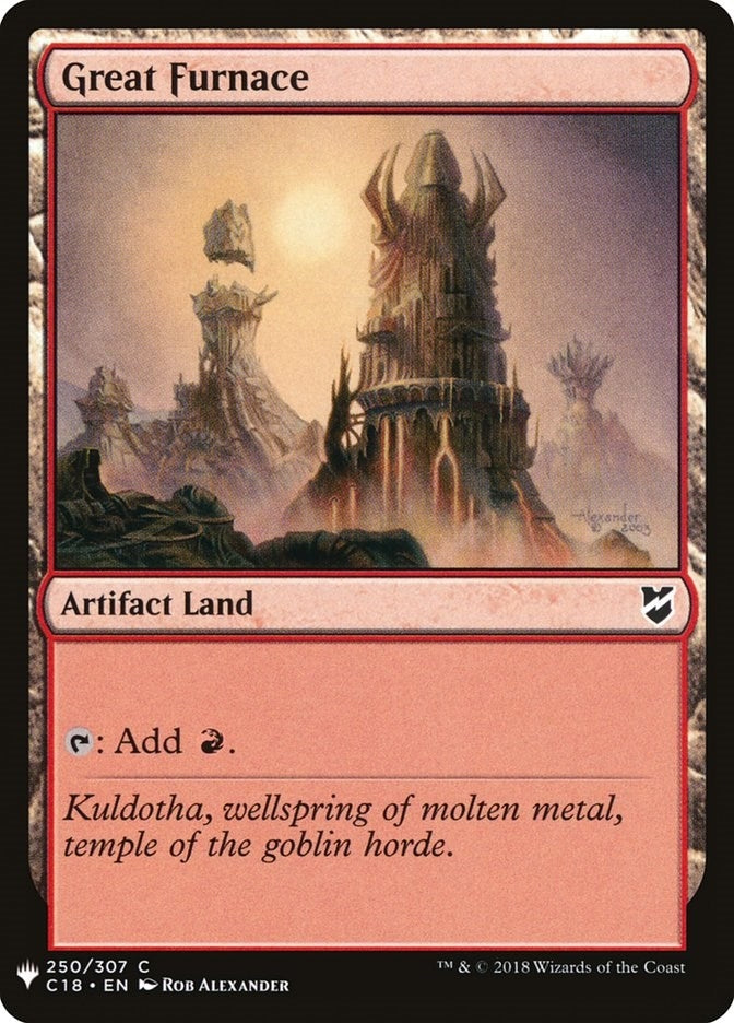 Image for Great Furnace (C18) (250) [The List Reprints]