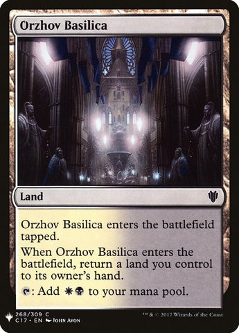 Image for Orzhov Basilica (268) [The List Reprints]