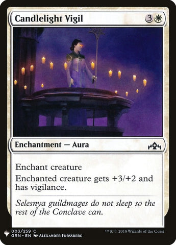 Image for Candlelight Vigil (3) [The List Reprints]