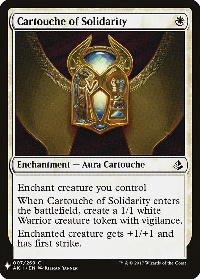 Image for Cartouche of Solidarity (7) [The List Reprints]